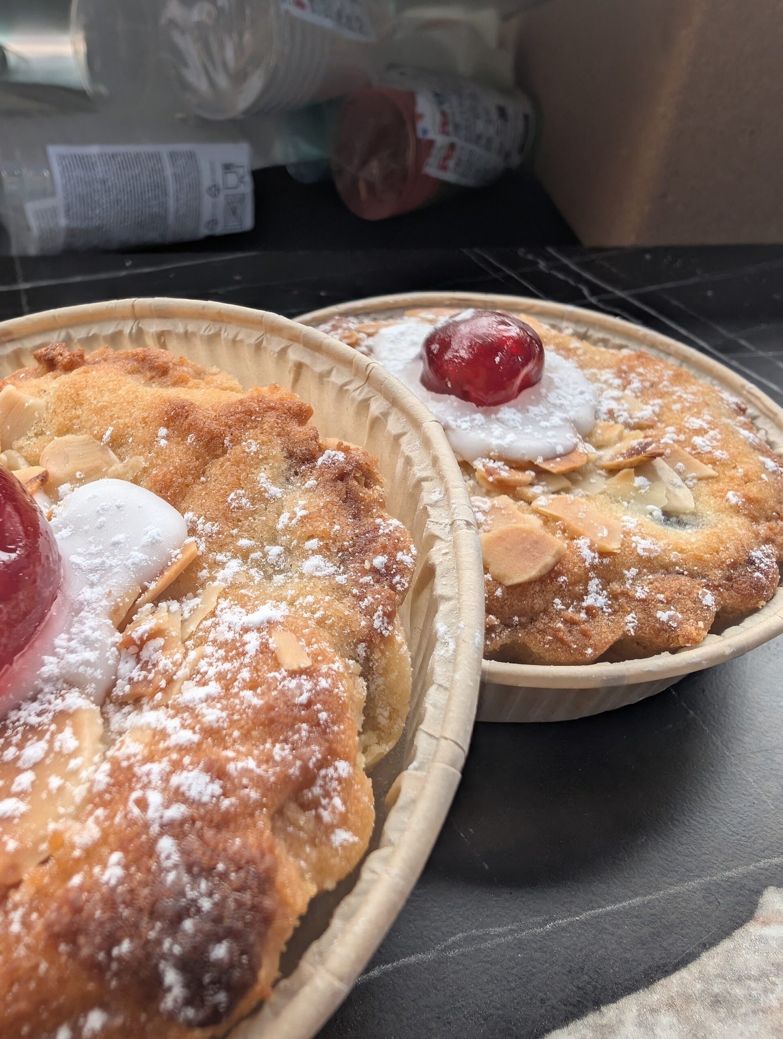 Giant Gluten-Free & Vegan Cherry Bakewell Tart - Image 2